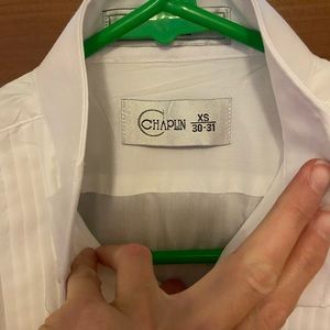 White Collared Dress Shirt Size: XS